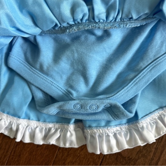 Cinderella Princess Baby Costume Body Suit with Headband Disney Store Sz 6-9 M - Picture 3 of 6
